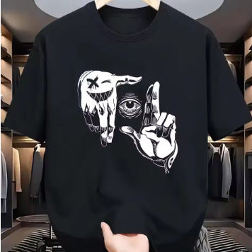 Men's Mesh Breathable Casual Round Neck Short Sleeves