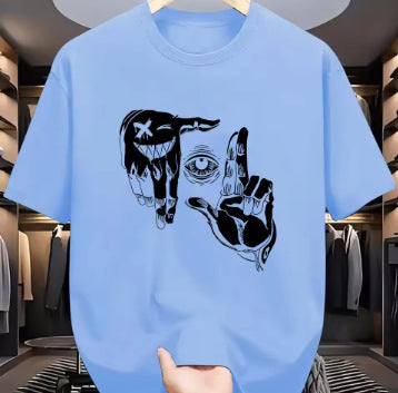 Men's Mesh Breathable Casual Round Neck Short Sleeves