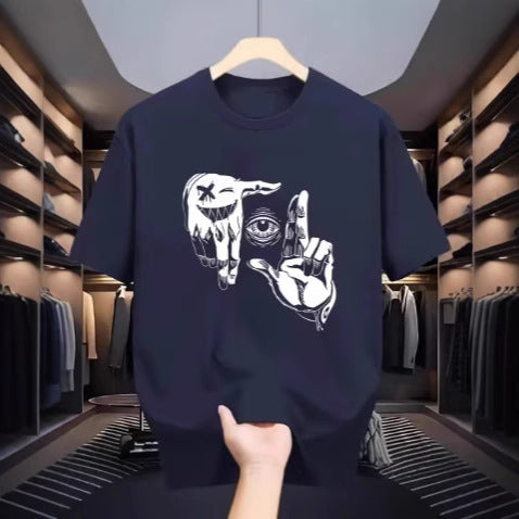 Men's Mesh Breathable Casual Round Neck Short Sleeves